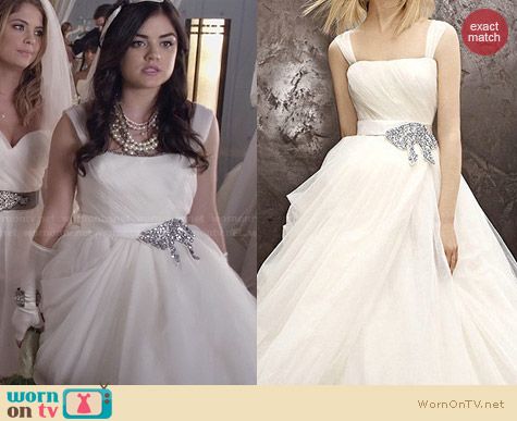 WornOnTV: Aria’s wedding dress on Pretty Little Liars | Lucy Hale