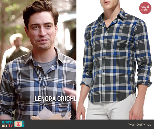 grey plaid shirt outfits